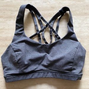 Lululemon Free to Be Serene Bra (Heather Black)